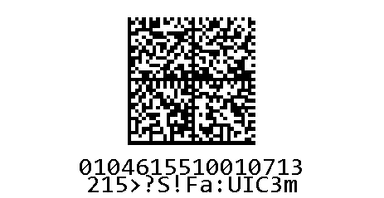 Этикетка 58 × 30 мм